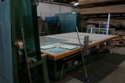 Custom-made timber door and window frames stacked in the Marrickville Joinery workshop awaiting installation. Stacked Custom Timber Frames