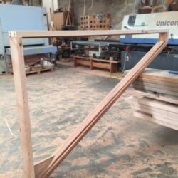 CNC router machine during a woodworking operation in the Marrickville Joinery workshop. CNC Router Woodworking Operation